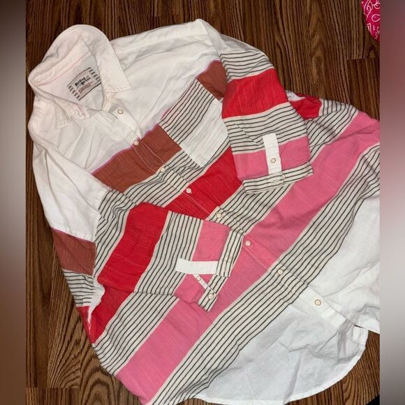 Oversized Anthropologie Holding Horses Top - Picture 3 of 4